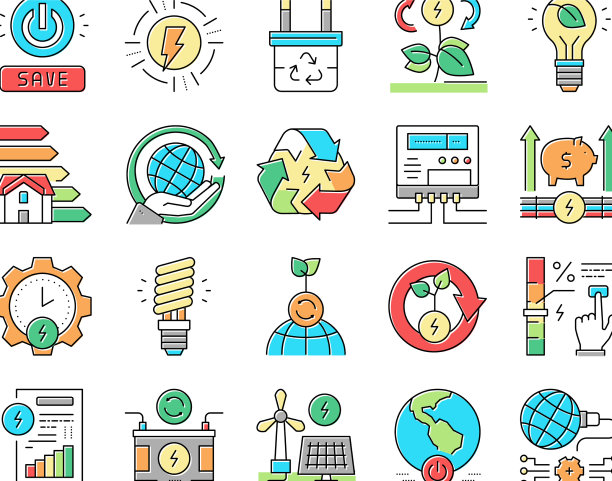 节能工具收集图标设置图片下载