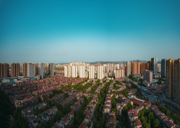 现代住宅的早晨图片下载