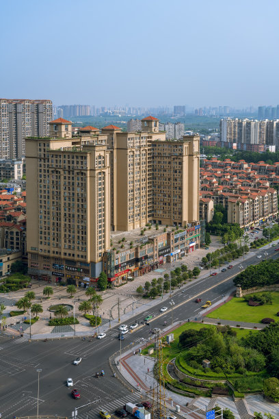 现代住宅的早晨图片下载