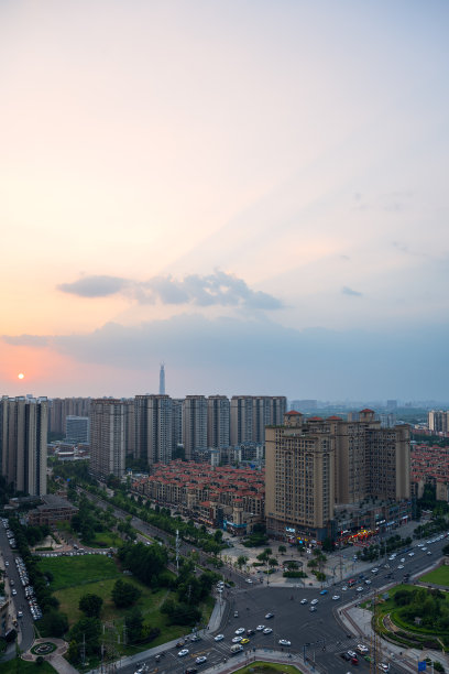 夜晚和黄昏的现代住宅图片下载