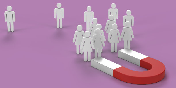 磁铁吸引的主要是女性，而不是男性简笔画人物图片下载