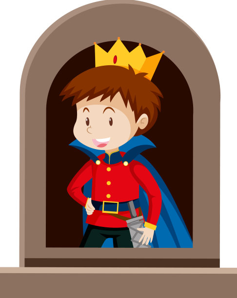 幻想骑士人物靠窗上的白色图片下载