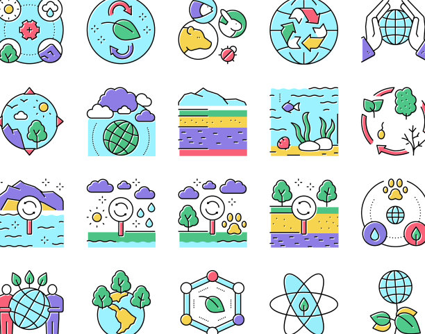 生态环境收集图标设置图片下载