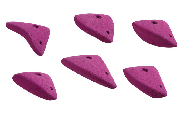 一套紫色攀岩握把图片下载