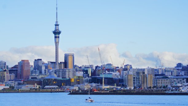 奥克兰的天际线景观图片下载