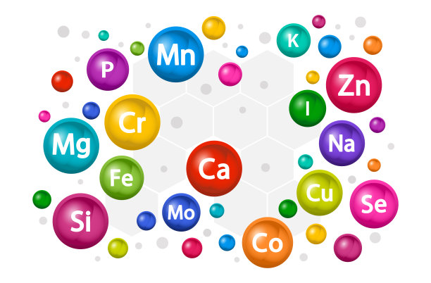 矿物质补充，维生素载体图标。对健康至关重要的复合维生素图片下载