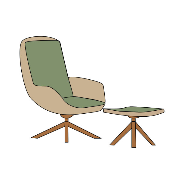 脚凳，扶手椅，椅子，舒适，当代，沙发，优雅，家具，室内，休息室，豪华，休息，座位，沙发，衣柜，脚，室内，皮革，办公室，凳子，空白，家用，元素，空，家居，设计，装饰图片下载