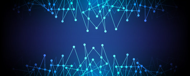 抽象几何数字网络线led未来技术背景光网络ep素材图片