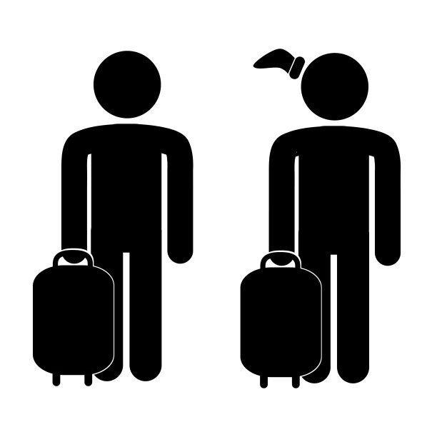 简单向量集2棍男人棍男人和女人旅行者图片下载