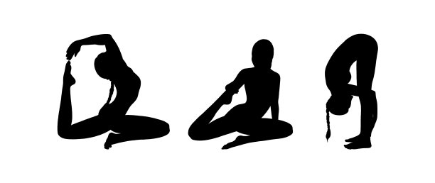 练习瑜伽的女人柔韧性提高瑜伽图片下载