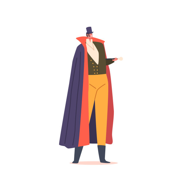 19世纪被孤立在白人背景下的人。英国维多利亚绅士穿复古服装，长斗篷，帽子图片下载