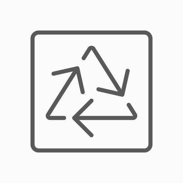 回收图标、箭头矢量图，环境插画图片下载