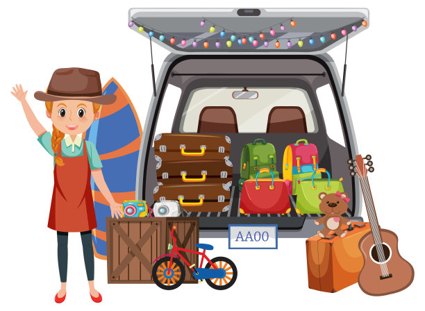 站在旧货市场的女孩图片下载