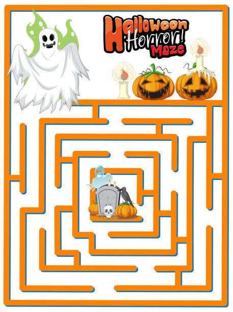 迷宫游戏找到通往墓碑的路图片下载