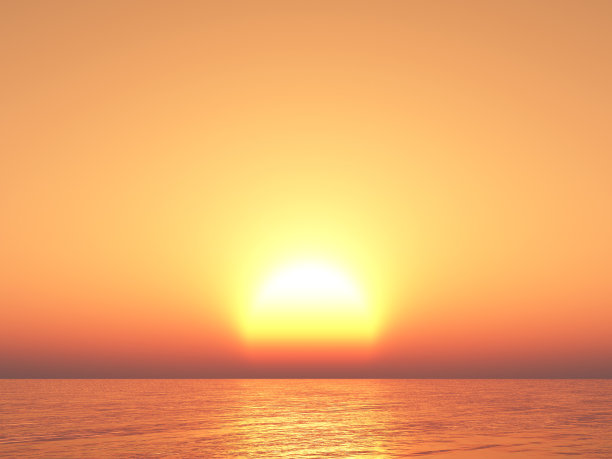 海上日落图片下载