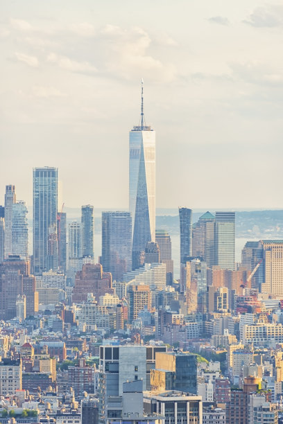 美国纽约的天际线图片下载