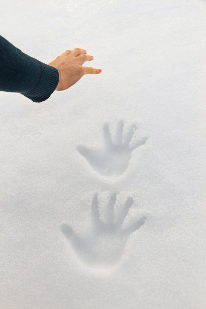 雕刻手印在雪-雕刻手印在雪图片下载