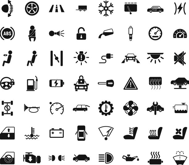 汽车仪表盘图标设置简单图片下载