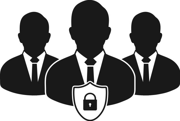 员工保险图标扁平风格eps图片下载