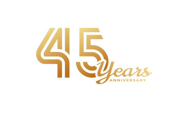 用手写庆祝45周年图片下载