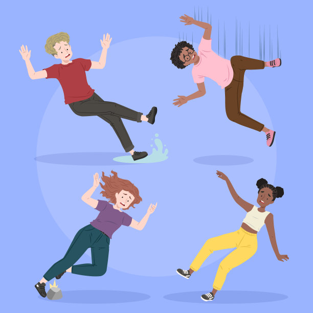 手画惊吓的人落套图片下载