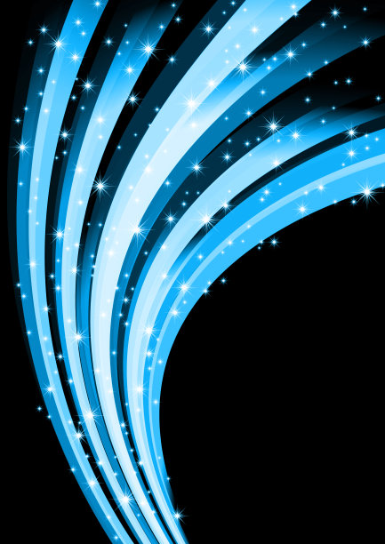 喷涌和闪光的缎带背景。图片下载