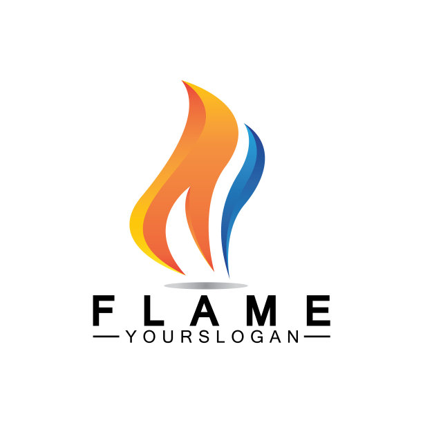 火焰logo设计模板图片下载