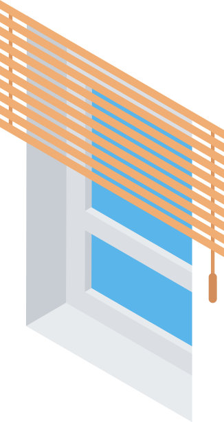 等距的家庭办公室白色窗户与百叶窗图片下载