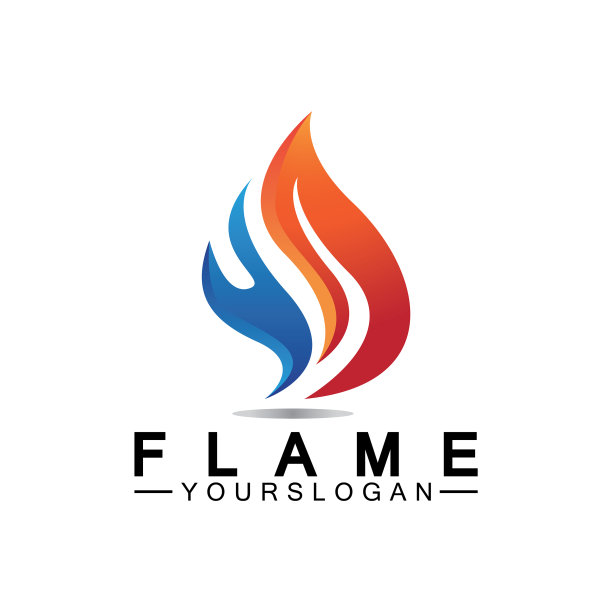 火焰logo设计模板图片下载