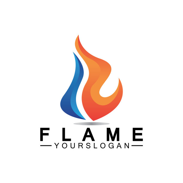 火焰logo设计模板图片下载