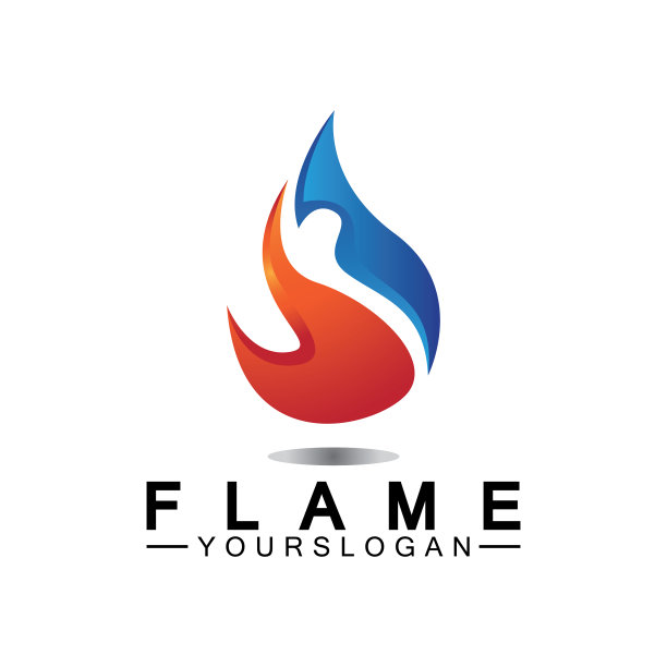 火焰logo设计模板图片下载