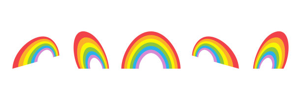 彩虹。图片下载