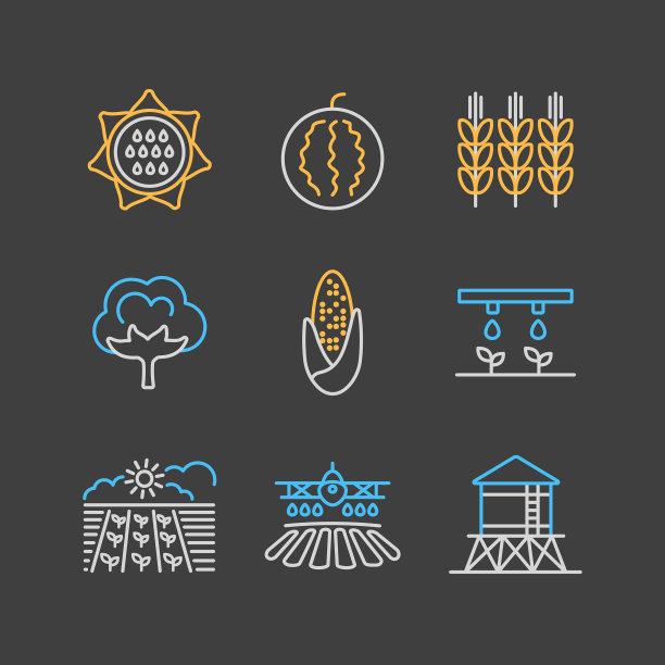 农田图标农业标志图片下载