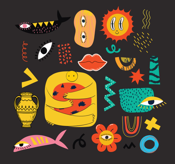 古希腊神话中各种各样的古代雕像图片下载