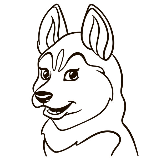 可爱的哈士奇狗图片下载