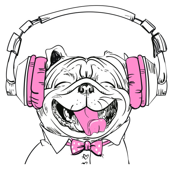 可爱的卡通狗图片下载