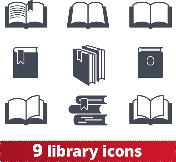 书籍图标集库图片下载