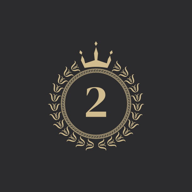 2号纹章皇家框架，王冠和图片下载