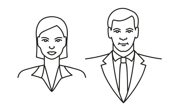 一群商人和女商人图片下载