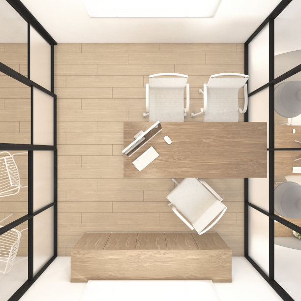 经理室俯视图图片下载