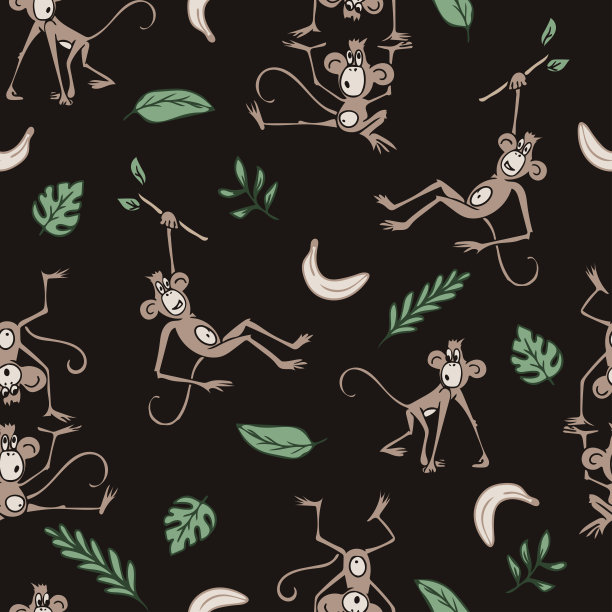 厚脸皮的猴子在深棕色图片下载