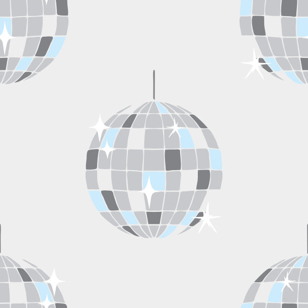 灰色迪斯科球图片下载