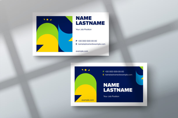 时髦的最小抽象名片模板。现代企业文具id布局几何图案。矢量时尚背景设计信息样本名称文本。图片下载