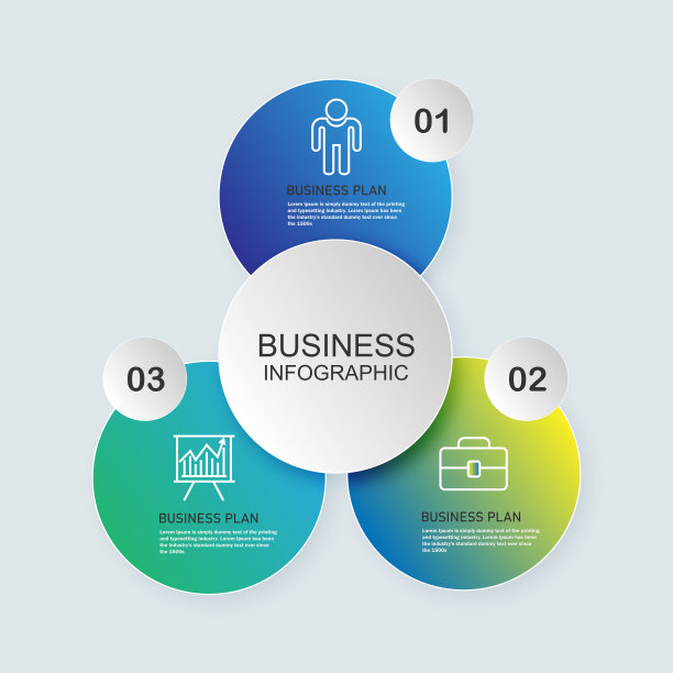 商业圈信息图表步骤。业务时间线流程图，选项图形元素图片下载