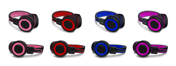 耳机听音乐，dj音频耳机图片下载