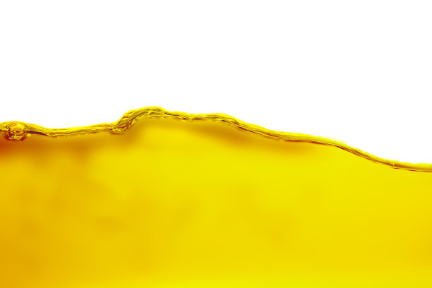 植物油波和表面波纹在白色背景透明。图片下载