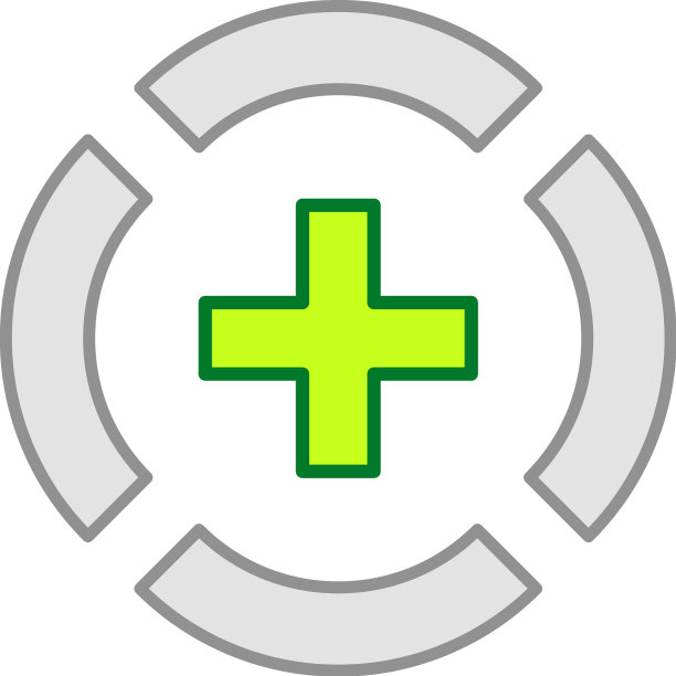 目标标记十字线和取景器图标图片下载