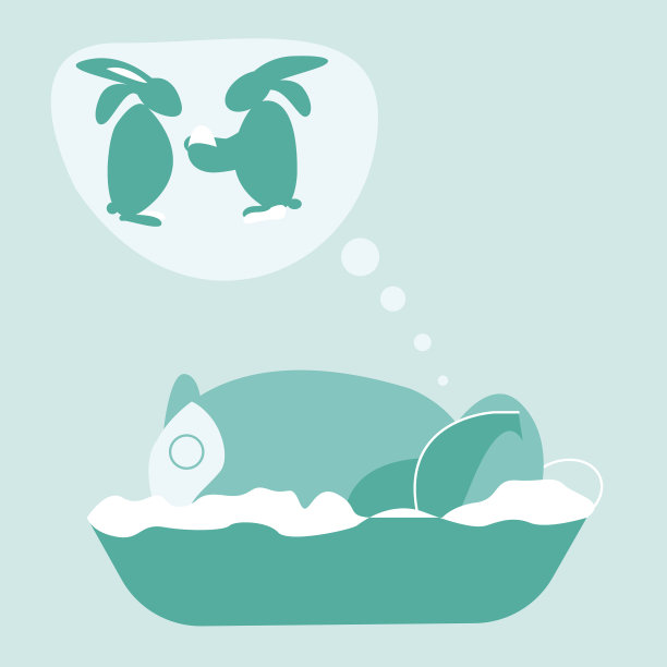 复活节兔子贺卡快乐图片下载