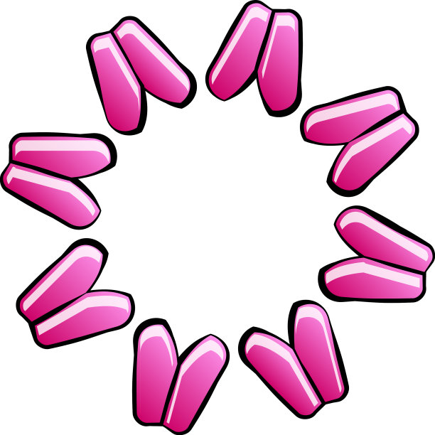 抽象风格化的几何图标标志形状图片下载