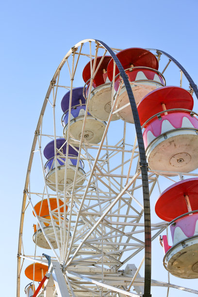 彩色摩天轮图片下载